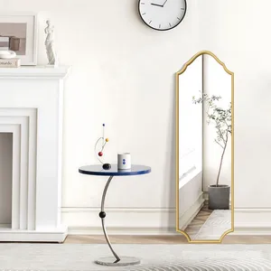 Modern Artistic Framed Wall <b>Mirror</b> Gold Metal Home Decor Living Room Interior Design Statement Piece - Product Image 2