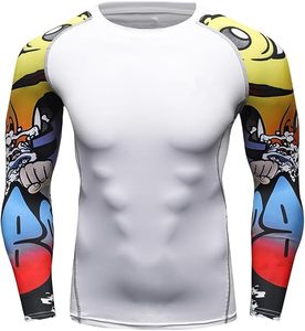 Fabricant OEM de Rash Guards pour Hommes Personnalisés de Qualité Supérieure, Sublimation, Manches Longues, Grandes Tailles, Durables - Product Image 3