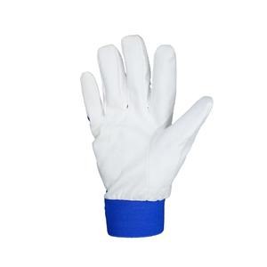 Gants de travail en cuir respirants antidérapants, durables, flexibles, légers, pour la construction, la mécanique, en polyester - Product Image 4