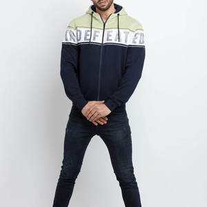 Sweat à capuche pour homme avec logo brodé, prix de gros, 100% coton molletonné, poche respirante, couleur unie, manches longues, hiver - Product Image 4