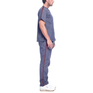 Uniformes Médicos para Doctores y Enfermeros, Conjuntos de Uniformes para Clínica, Trajes de Manga Corta con Pantalones para Hombre - Product Image 2