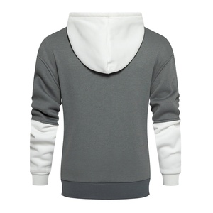 เสื้อสเวตเตอร์แบบสวมหัวมีฮู๊ดของผู้ชาย,เสื้อสเวตเชิ้ตเสื้อสวมหัวแบบหนามีฮู๊ดสีพื้นมีกระเป๋าจิงโจ้แฟชั่นล่าสุด - Product Image 2