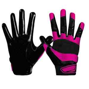 Gants de football américain en latex en gros, conception de logo personnalisé, imperméables, compatibles écran tactile, respirants, haute adhérence, antidérapants, unisexes - Product Image 1