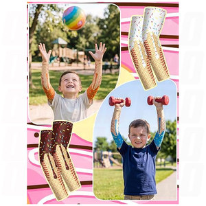 Mangas Deportivas para Niños, Ligeras, Transpirables y Elásticas, para Niños y Niñas, para Baloncesto, Running y Ciclismo - Product Image 2
