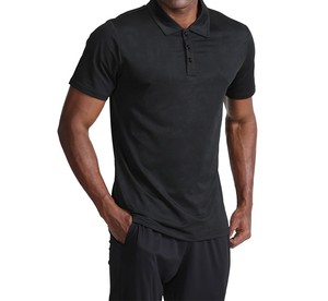 Polo de Manga Corta Blanco para Hombre, Algodón Oxford, Casual, Transpirable, Corte Regular, Diseño con Botones, Color Sólido, Estilo Tejido - Product Image 1