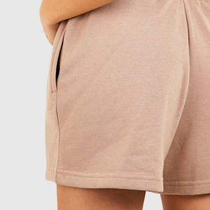 Shorts de sport décontractés en coton doux pour femme, séchage rapide, taille haute élastique, respirants, pour la course et la gym - Product Image 3