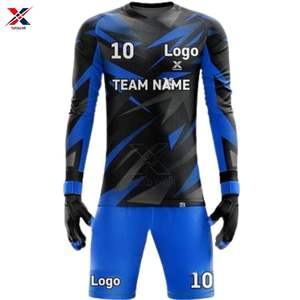 Conception de logo personnalisée, confortable, respirant, écologique, séchage rapide, uniforme de football 7V7 100% polyester, haute qualité, neuf - Product Image 5