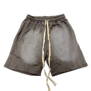 Shorts délavés à l'acide 2026, qualité supérieure, nouveau design, 100 % coton, shorts vintage délavés au soleil pour hommes, personnalisables - Product Image 3