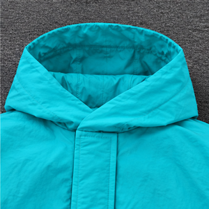 เสื้อแจ็คเก็ตพัฟเฟอร์มีฮู้ดแบบยูนิเซ็กซ์ ดีไซน์ทันสมัย สีพื้น ผ้าโพลีเอสเตอร์หนา ด้านหน้าแบบเปลือกหุ้ม เหมาะสำหรับฤดูหนาว สวมใส่สบาย ระบายอากาศได้ดี ปิดด้วยซิป ทรงหลวม - Product Image 4