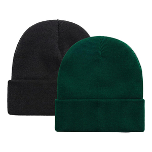 Gorro Unisex OEM, 100% Acrílico, Tejido, Color Sólido, Casual, Invernal, para Adultos, 56-58CM, Rojo y Negro - Product Image 5