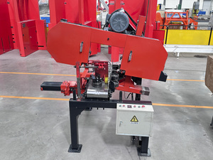 Scie à ruban horizontale industrielle pour le bois, inclinable de 0 à 15° °   Pour des coupes à onglets précises, utilisation en usine et en atelier de <span class=keywords><strong>menuiserie</strong></span> - Product Image 6