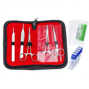 Reusable Surgical Suturing Practice Kit <b>Silicone</b> Wound Pad Needle Holder Forceps Scissors Scalpel Medical Training Custom <b>Tools</b> - Product Image 1