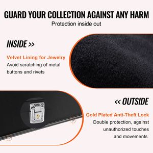 Large Lockable Sport Jersey <b>Shadow</b> <b>Box</b> 24 X 32 X 1.5 in 98% UV Protection Display Case with PC Glass Hangers - Product Image 3