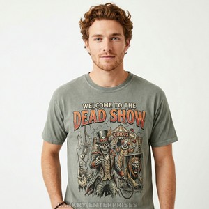 T-shirt vintage personnalisé pour homme, imprimé graphique crâne viking Ragnarok Risen, en coton épais, streetwear, fabrication de vêtements pour hommes - Product Image 2