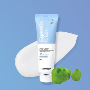 Crème hydratante solaire anti-âge Dermagen Egensia pour peaux sensibles, lotion pour le visage à l'huile de graines, extrait d'œuf de saumon, panthénol - Product Image 1