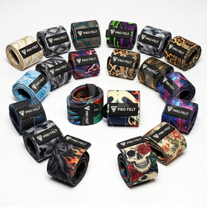High Performance Durable Custom <b>Wrist</b> Wraps Weightlifting Powerlifting Gym Training <b>Thumb</b> Loop Velcro Closure <b>Wrist</b> <b>Support</b> - Product Image 1