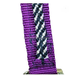 Licol en nylon lourd de qualité supérieure avec superposition de conception tressée licol en nylon sur mesure avec raccords réglables en nickel - Product Image 6