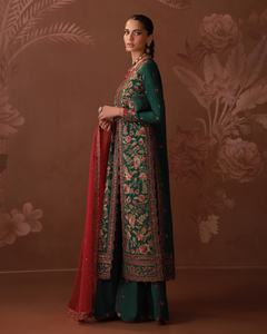 WS International 627 Salwar Kameez de Colores Increíbles para Mujer, Material de Viscosa, Sin Arrugas, Absorbe la Humedad, para Fiestas y Bodas - Product Image 4