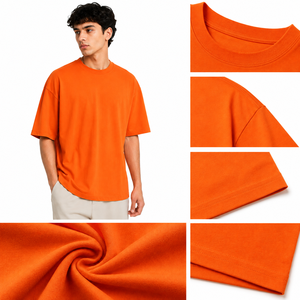 เสื้อยืดโอเวอร์ไซส์ผู้ชาย ผ้าบางเบา ระบายอากาศได้ดี ทรงหลวม สวมใส่สบาย เหมาะสำหรับใส่ลำลองและเล่นกีฬา - Product Image 6