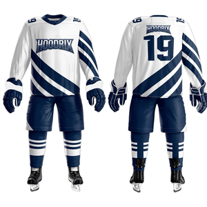 Uniforme de Hockey sobre Hielo Personalizado, Sublimado, Transpirable, de Secado Rápido, Jersey de Equipo para Jóvenes y Adultos, Conjunto Deportivo de Poliéster, Gran Venta - Product Image 1