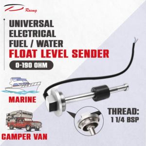 Sensor de nivel de tanque de agua eléctrico Universal de 0 - 190 Ohm, Sensor de nivel de flotador de tanque de combustible, emisor, barco marino, caravana, furgoneta - Product Image 2