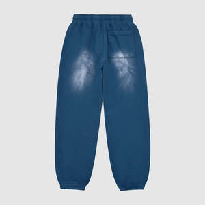 Pantalones Jogger Anchos Personalizados Estilo Moto y Biker de Poliéster/Algodón con Forro Polar, Efecto Desgastado por el Sol, Lavado Ácido, Holgados, con Puños Acampanados y Efecto Apilado - Product Image 4