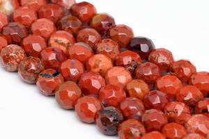 ลูกปัดแจสเปอร์สีแดงขนาด 4 มม. เกรดแท้ พลอยธรรมชาติทรงกลมเหลี่ยมเพชรพลอย ลูกปัดแบบหลวม มีตัวเลือกแบบขายส่งจำนวนมาก - Product Image 3