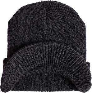 Bonnet en tricot essentiel unisexe à côtes pour un usage quotidien en hiver - Product Image 6