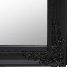 Miroir sur pied pliable en verre noir pleine longueur - Product Image 6