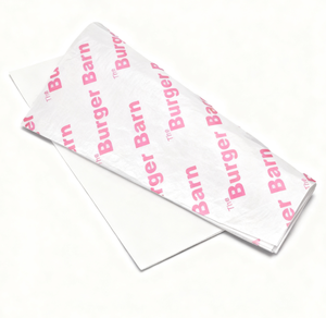 Logo Printing Food Grade 8011 Alloy Aluminium Foil <b>Laminated</b> Honeycomb Insulated Wrap for Burger Sandwich Fast Food - Product Image 3