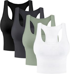 Pantalon de survêtement taille haute à jambes larges pour femme et haut court de yoga à manches courtes, ensemble de sport uni, pantalon de survêtement oversize avec fermeture à la taille - Product Image 3