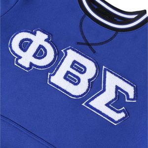 Sudadera de Chenilla Azul Phi Beta Sigma para Hombre, Ajuste Cómodo, Tela Premium, Ropa de Fraternidad Griega, Uso Casual - Product Image 5