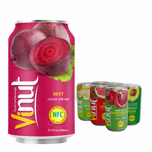 น้ำบีทรูท วินุต 330 มล. เครื่องดื่มผลไม้และผัก สดชื่น ผลิตในเวียดนาม รับผลิตแบบ OEM/ODM มีตัวอย่างฟรี - Product Image 1