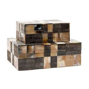 Caja Artesanal de Lujo Ecológica de Cuerno, Caja Decorativa Vintage con Cuerno Natural, Caja de Cuerno Hecha a Mano AL MALIK CRAFT - Product Image 3