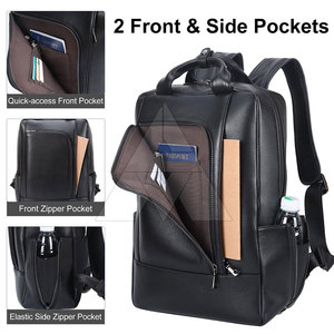 New Arrival Premium Quality Leather <b>Backpack</b> Comfortable Leather <b>Backpack</b> Sustainable Leather <b>Backpack</b> - Product Image 2