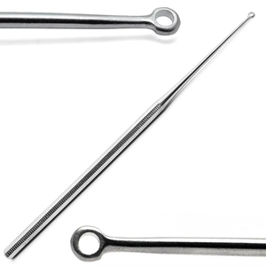 Curetas Buck Ear de Acero Inoxidable Premium, Instrumento Quirúrgico de Otología ENT, CE ISO, Reutilizables, Afiladas y con Punta Cega, para Extracción de Cera, de 15cm a 17cm - Product Image 6