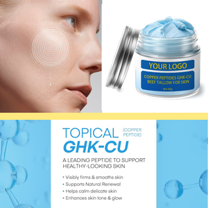 Crème Hydratante Naturelle Visage et Corps au Suif de Bœuf GHK-Cu, Peptides de Cuivre, Miel de Manuka et Vitamine E – Antioxydante et Hydratation Profonde – Marque Blanche - Product Image 5