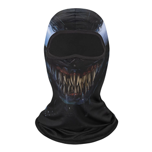Cagoule unisexe à motif numérique d'horreur pour fête, taille adulte 56-58CM, respirante - Product Image 6