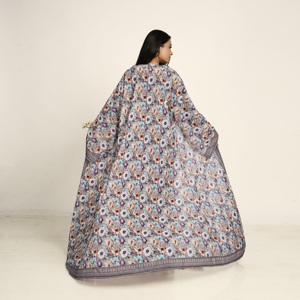 Elegante Abaya de Chifón para Mujer, Estilo Árabe, Abierta por Delante, Manga Larga, Largo hasta el Suelo, Modesta, Islámica, para Oración del Eid y Uso Diario - Product Image 5