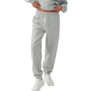 Pantalon de jogging molletonné taille haute pour femme, en coton, coupe décontractée, idéal pour la détente, personnalisable avec logo, vente en gros OEM - Product Image 5