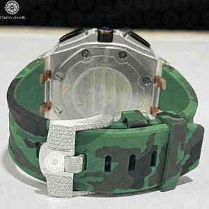 Montre mécanique en acier inoxydable Charm, boîtier de 40 mm, verre analogique, montre de luxe pour homme, résistante aux chocs, 10 bars, date automatique, bouton poussoir - Product Image 2