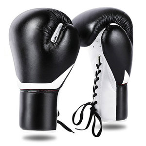 Nouvel Arrivage Gants de Boxe MMA 7oz pour Entraînement et Sparring, Demi-Doigts, Paume Ouverte, en Cuir, pour Activités Extérieures, Arts Martiaux et Muay Thai - Product Image 3