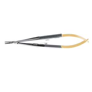 Porte-aiguille droit Castro Perma Sharp 14 cm, instrument chirurgical dentaire en acier inoxydable, kit de microchirurgie de précision pour sutures - Product Image 4