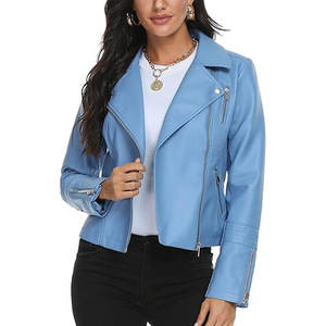 Veste en cuir de vachette 100% de haute qualité pour femmes, nouveau tissu élégant, vente en gros de vestes en cuir pour femmes - Product Image 1