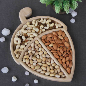 Plateau à fruits secs en bois, plusieurs designs et tailles, plateau de petit-déjeuner, forme ronde, multifonctionnel, logo personnalisé et meilleur prix - Product Image 6