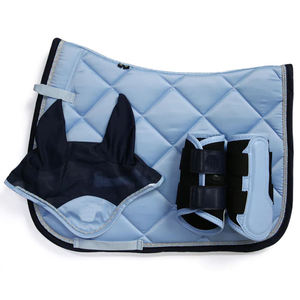 Almohadillas de satén de algodón personalizadas para sillas de montar western, ligeras y clásicas, al por mayor, conjuntos de protección para caballos, botas de tendón y botas de campana. - Product Image 5