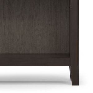 Amherst 36-Inch <b>Solid</b> <b>Wood</b> 5 Shelf <b>Bookcase</b> Hickory Brown - Product Image 2
