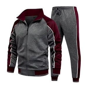 Ensembles de survêtements d'hiver pour hommes de haute qualité, fournis directement par les fabricants, avec logo personnalisé, 100 % coton et polyester, séchage rapide, service OEM - Product Image 3