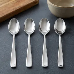 Cuchara de Acero Inoxidable con Acabado Espejo para Café, Té y Postre, Estilo Europeo, para Comedor Fino, Cocina y Hostelería - Product Image 5