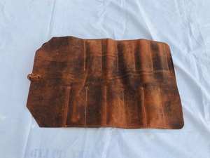 Sac de rangement pour couteaux en cuir véritable écologique, léger et portable, fait main, avec bandoulière détachable, vente en gros sur mesure - Product Image 4